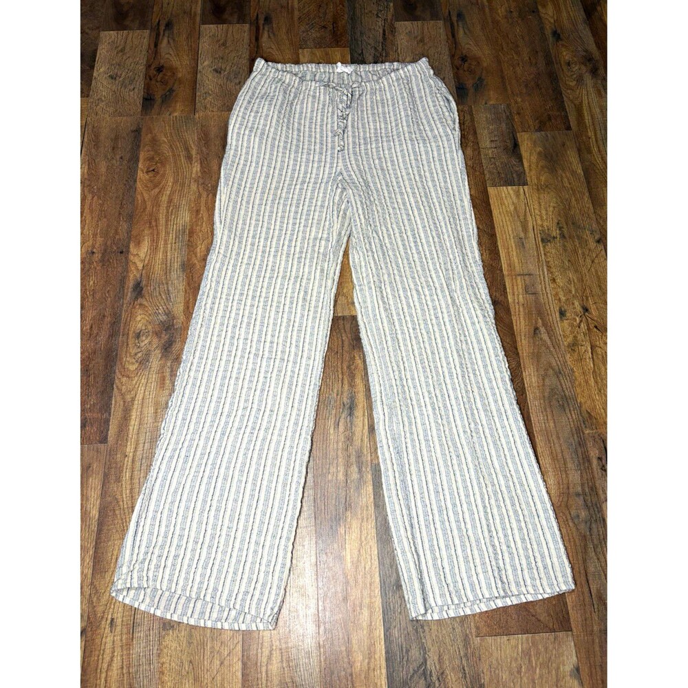 Sienna Sky Striped Boho Cottage Core Lounge Wear Pants with Pockets